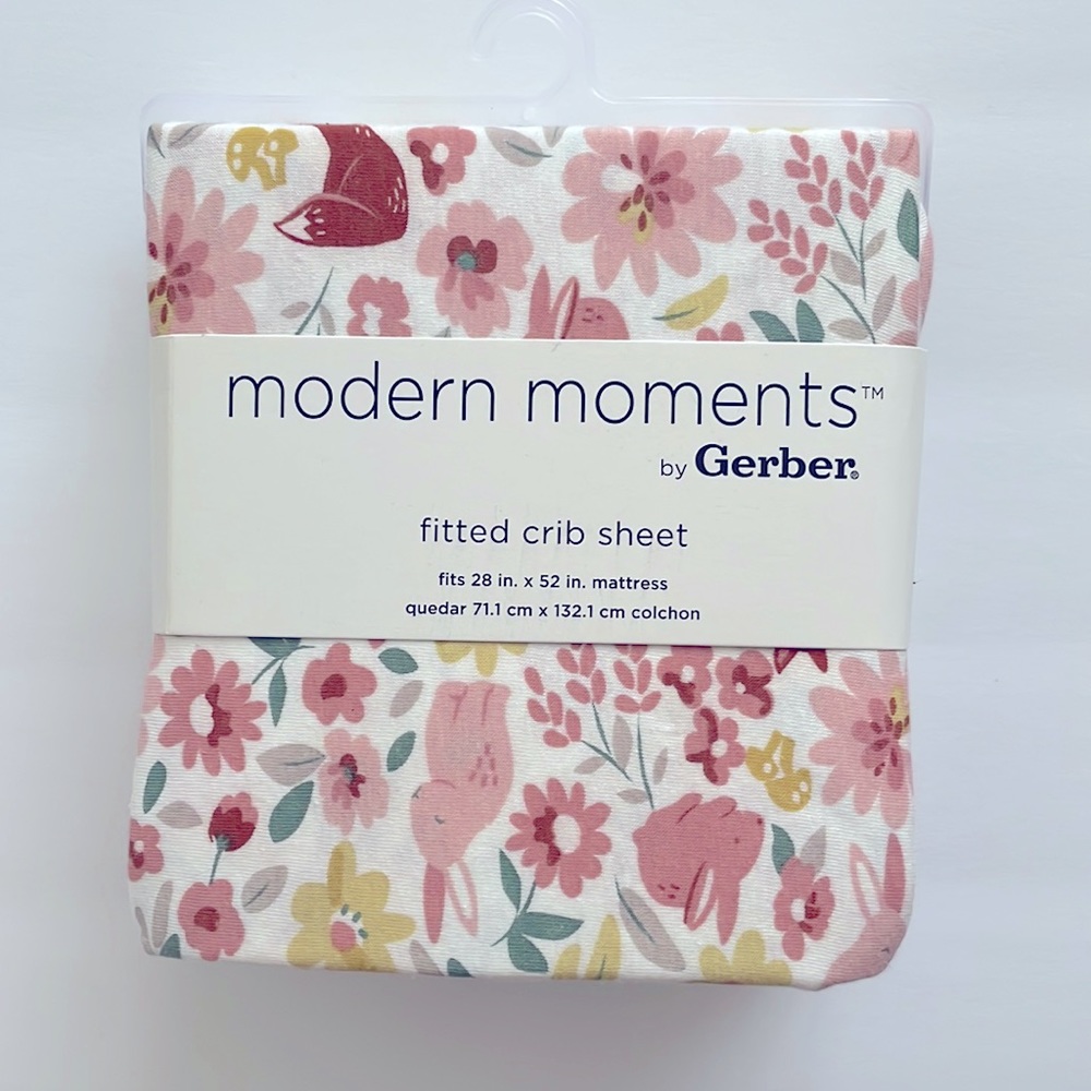 Modern Moments Fitted Crib Sheet